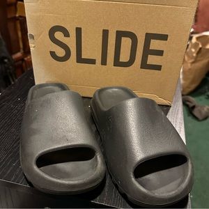 Onyx Yeezy Slides